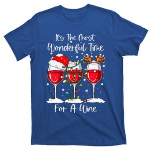 Full Of Christmas Spirit Red Wine Drinking Christmas Party T-Shirt