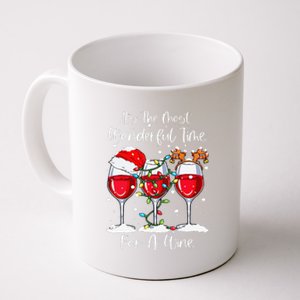 Full Of Christmas Spirit Red Wine Drinking Christmas Party Coffee Mug