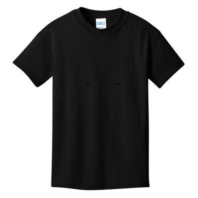 Flip Off Cat Middle Finger Cat Kids T-Shirt