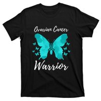 Funny Ovarian Cancer Warrior Ovarian Cancer Awareness T-Shirt