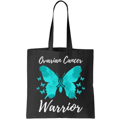 Funny Ovarian Cancer Warrior Ovarian Cancer Awareness Bag