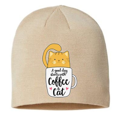 Funny Orange Cat Coffee Mug Cat Lover Sustainable Beanie