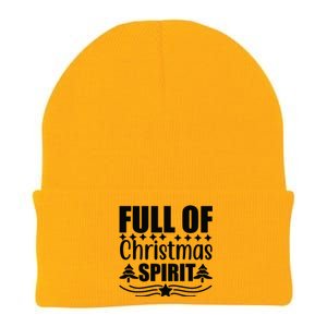 Full Of Christmas Spirit Knit Cap Winter Beanie