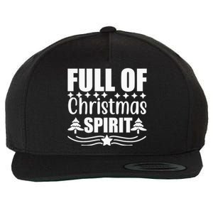 Full Of Christmas Spirit Wool Snapback Cap