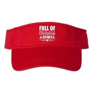 Full Of Christmas Spirit Valucap Bio-Washed Visor