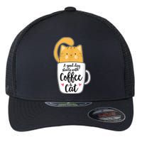 Funny Orange Cat Coffee Mug Cat Lover Flexfit Unipanel Trucker Cap