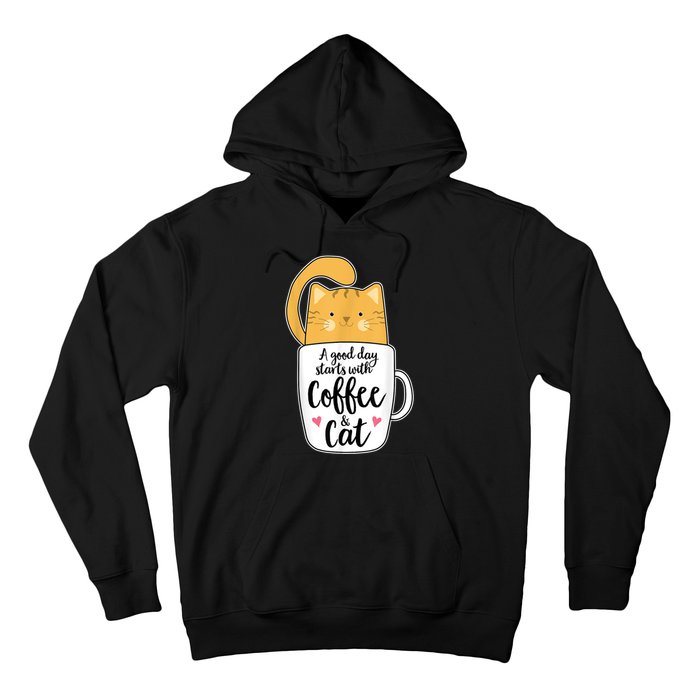 Funny Orange Cat Coffee Mug Cat Lover Hoodie