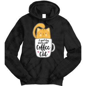 Funny Orange Cat Coffee Mug Cat Lover Tie Dye Hoodie