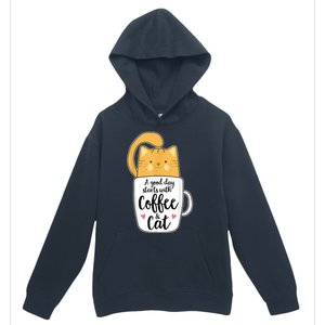 Funny Orange Cat Coffee Mug Cat Lover Urban Pullover Hoodie