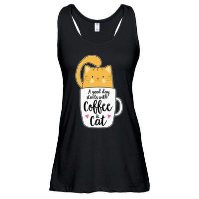 Funny Orange Cat Coffee Mug Cat Lover Ladies Essential Flowy Tank