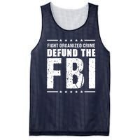 Fight Organized Crime Defund The FBI Mesh Reversible Basketball Jersey Tank