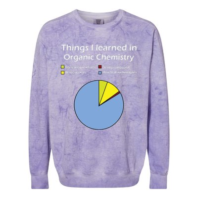 Funny Organic Chemistry Pun T For Women Men Chemist Colorblast Crewneck Sweatshirt