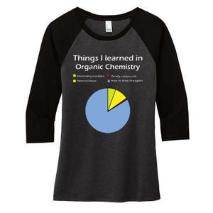 Funny Organic Chemistry Pun T For Women Men Chemist Women's Tri-Blend 3/4-Sleeve Raglan Shirt