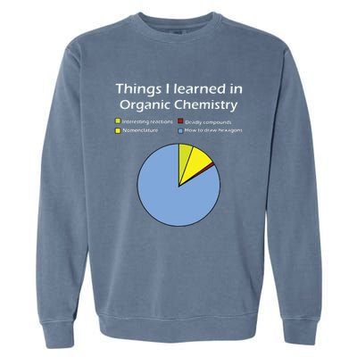 Funny Organic Chemistry Pun T For Women Men Chemist Garment-Dyed Sweatshirt