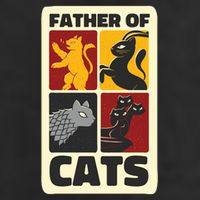 Father Of Cats Funny Adult Drive Performance Visor