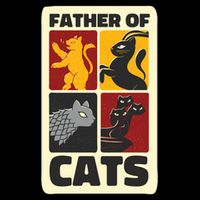 Father Of Cats Funny Cooling Performance Long Sleeve Crew
