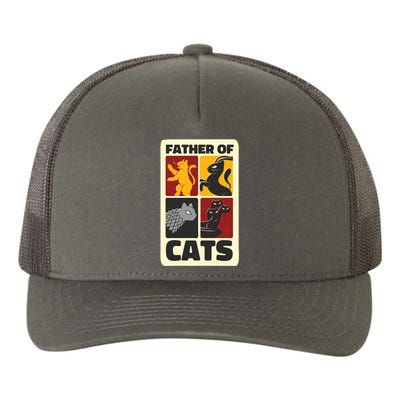 Father Of Cats Funny Yupoong Adult 5-Panel Trucker Hat