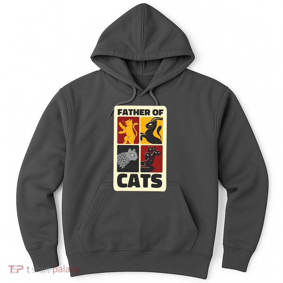 Father Of Cats Funny Hoodie