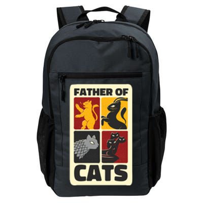 Father Of Cats Funny Daily Commute Backpack