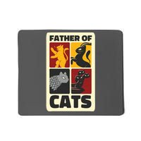 Father Of Cats Funny Mousepad