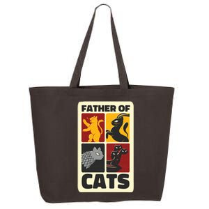 Father Of Cats Funny 25L Jumbo Tote