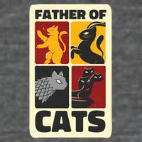 Father Of Cats Funny 25L Jumbo Tote
