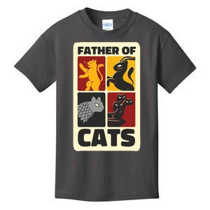 Father Of Cats Funny Kids T-Shirt