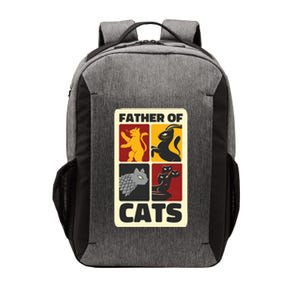 Father Of Cats Funny Vector Backpack