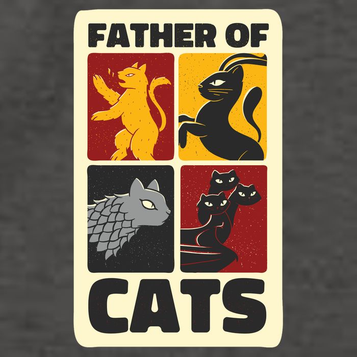 Father Of Cats Funny Vector Backpack