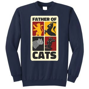 Father Of Cats Funny Sweatshirt