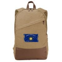 Flag Of Conch Republic Funny Key West Florida Cotton Canvas Backpack