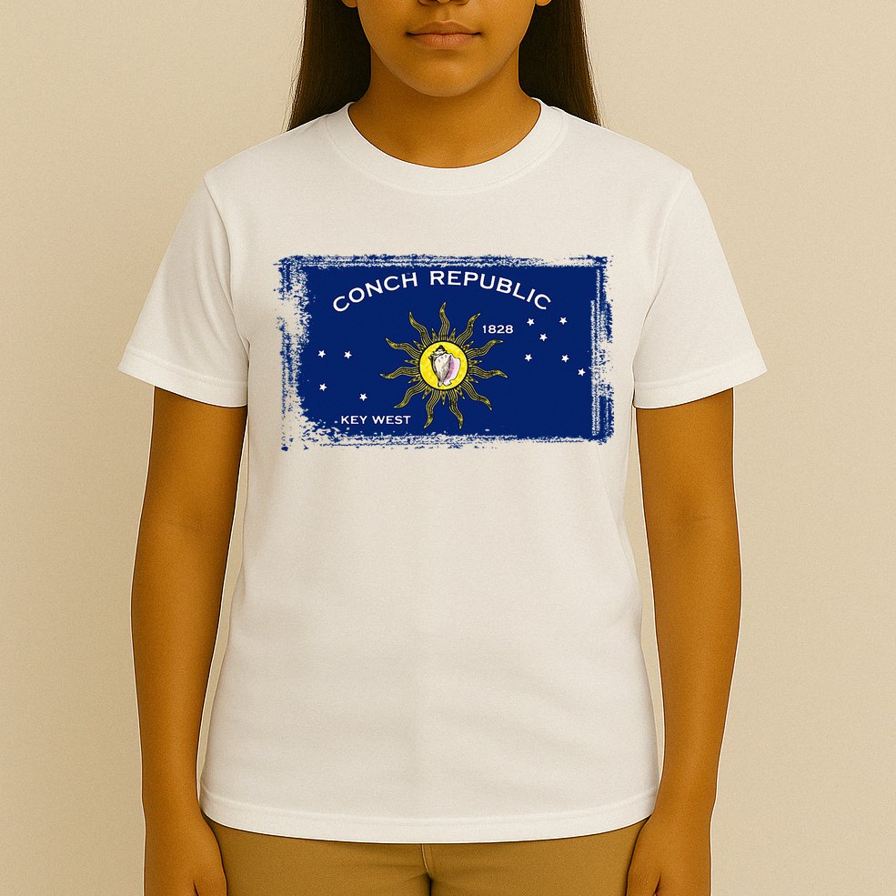 Flag Of Conch Republic Funny Key West Florida T-Shirt