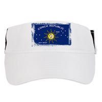 Flag Of Conch Republic Funny Key West Florida Adult Drive Performance Visor