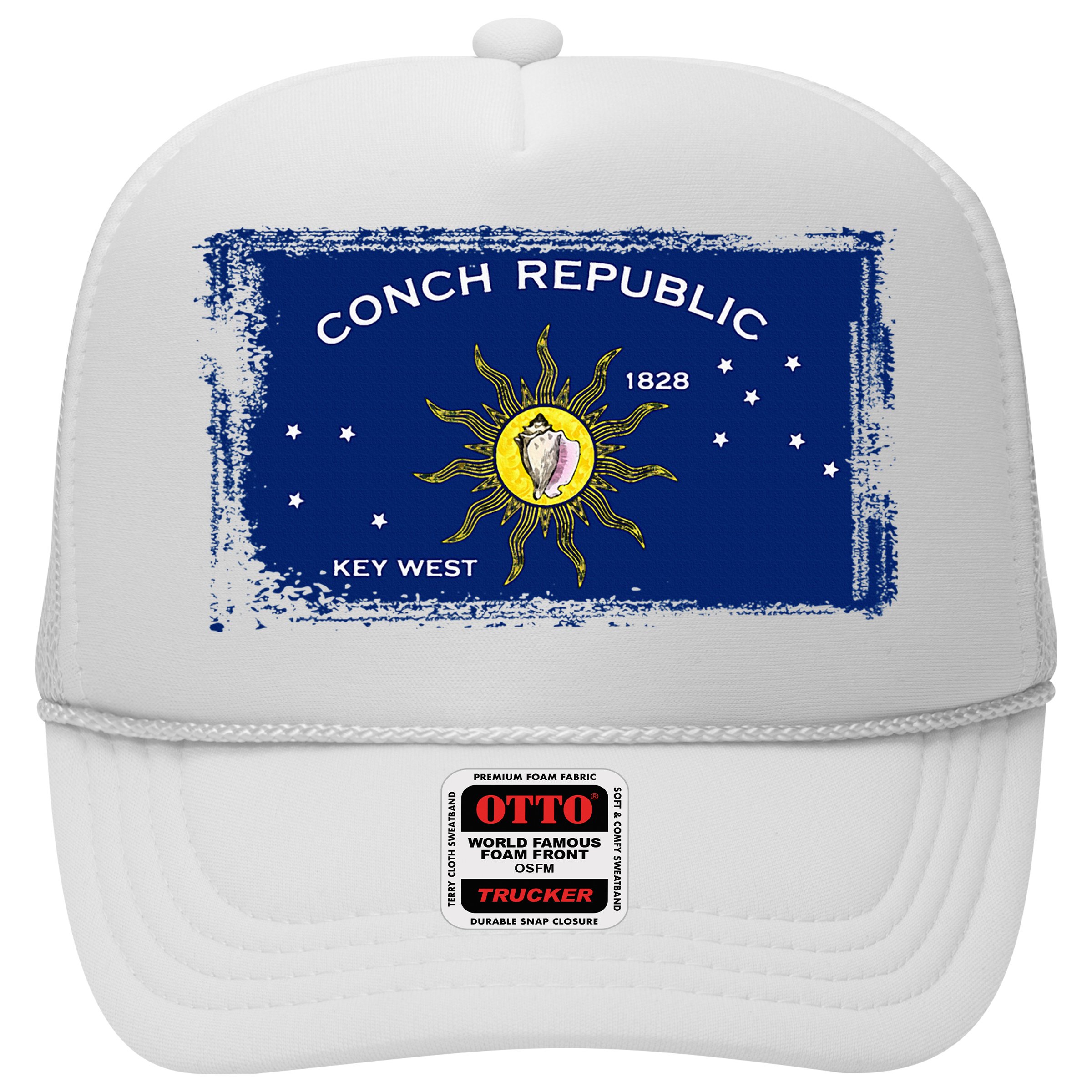 Flag Of Conch Republic Funny Key West Florida Hat