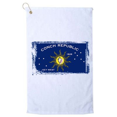 Flag Of Conch Republic Funny Key West Florida Golf Towel