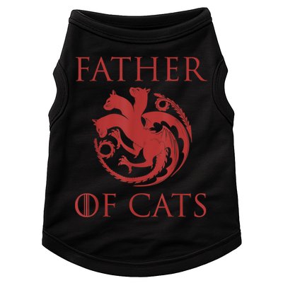 Father Of Cats Funny Cat Lover Kitten Dad Kitty Doggie Tank