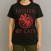 Father Of Cats Funny Cat Lover Kitten Dad Kitty T-Shirt