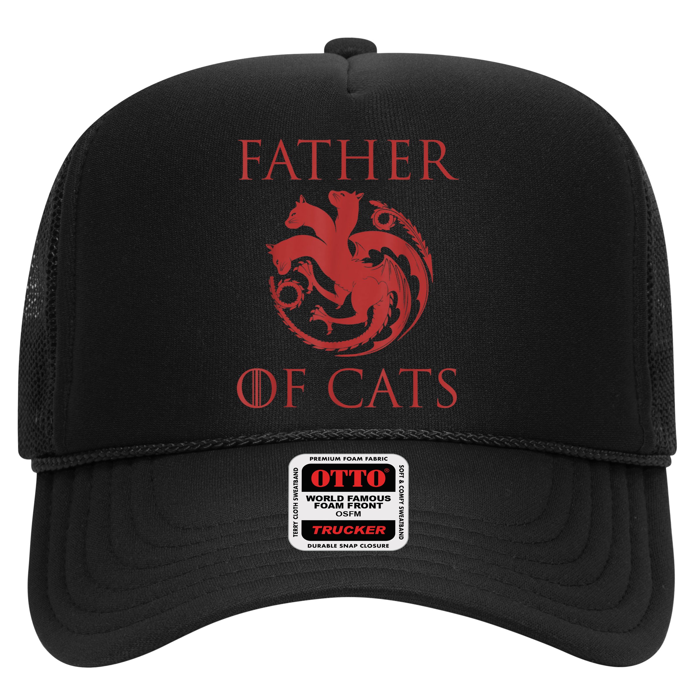 Father Of Cats Funny Cat Lover Kitten Dad Kitty Hat