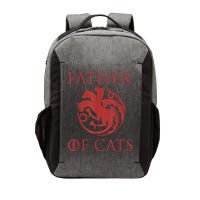 Father Of Cats Funny Cat Lover Kitten Dad Kitty Vector Backpack