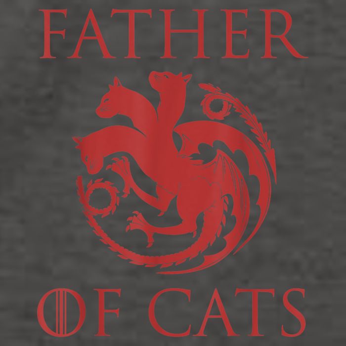 Father Of Cats Funny Cat Lover Kitten Dad Kitty Vector Backpack