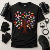 Flags of Countries of the World international flag tree Performance Shirt