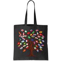 Flags of Countries of the World international flag tree Bag
