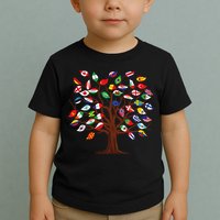 Flags of Countries of the World international flag tree Toddler T-Shirt