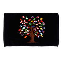 Flags of Countries of the World international flag tree Microfiber Hand Towel