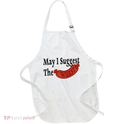 Funny Oktoberfest Costume Outfit Beer Festival Oktober Fest Full-Length Apron With Pockets
