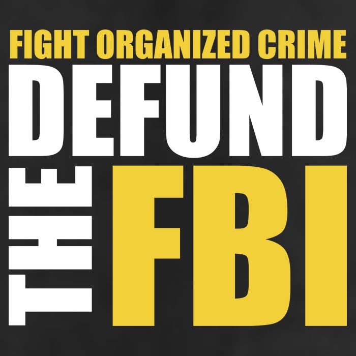 Fight Organized Crime Defund The FBI Adult Drive Performance Visor