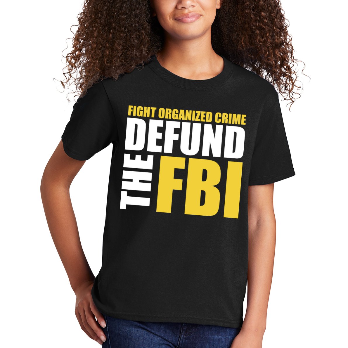 Fight Organized Crime Defund The FBI Kids T-Shirt