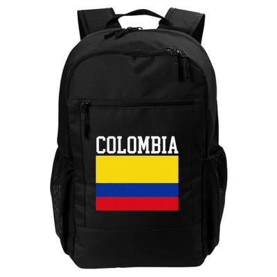 Flag Of Colombia Sports Athletics Left Side Backpack