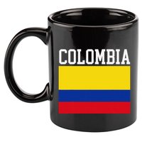 Flag Of Colombia Sports Athletics Left Side 11oz C Handle Ceramic Mug