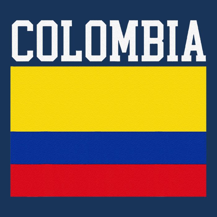 Flag Of Colombia Sports Athletics Left Side Cooling Performance Crew T-Shirt